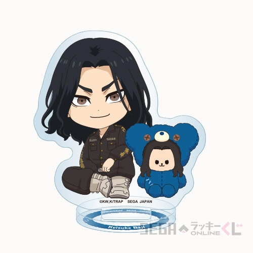 E賞-4 アクリルスタンド 場地 圭介 全長約4.5cm