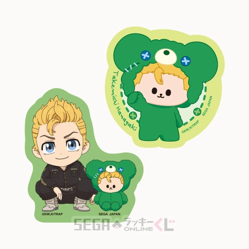 F賞-1 ステッカーセット 花垣 武道 全長約5.5cm