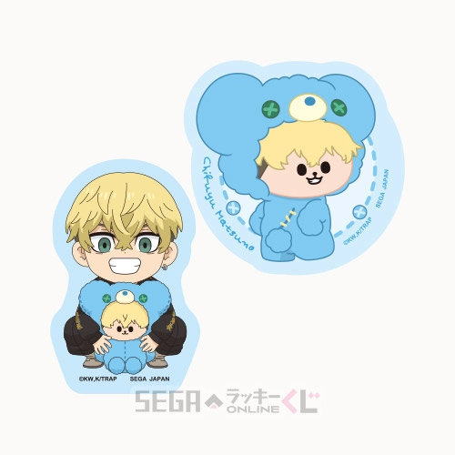 F賞-5 ステッカーセット 松野 千冬 全長約5.5cm