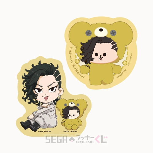 F賞-9 ステッカーセット 九井 一 全長約5.5cm