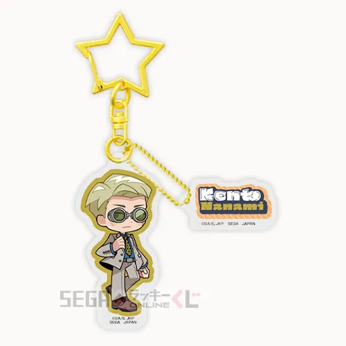 D賞-5 アクリルチャーム 七海 建人 全長約7cm、小パーツ約4cm