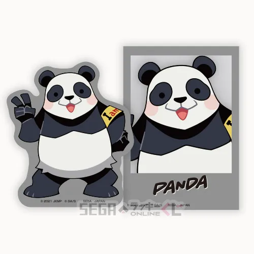 F賞-10 ステッカーセット パンダ（劇場版 呪術廻戦 0） 全長約8.5cm