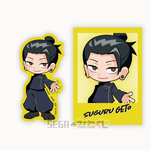 F賞-12 ステッカーセット 夏油 傑（懐玉・玉折） 全長約8.5cm