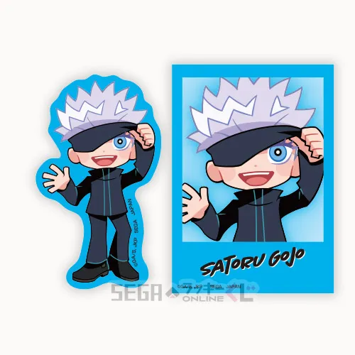 F賞-6 ステッカーセット 五条 悟 全長約8.5cm