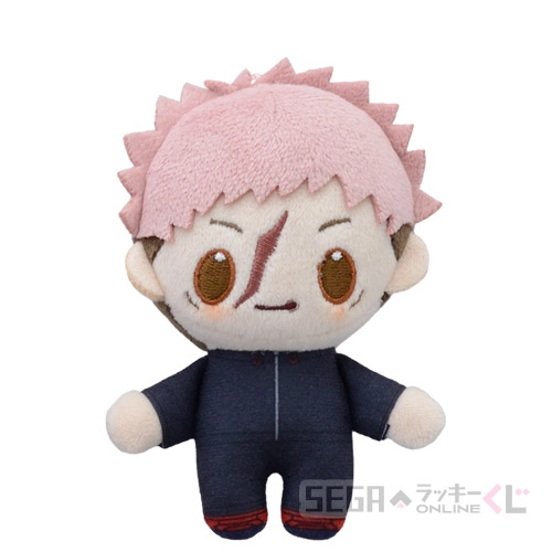 D賞-1 ぬいぐるみマスコット 虎杖 悠仁 [全長約11cm]