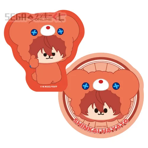 F賞-12 ステッカーセット 新開 隼人 [全長約5.5cm]