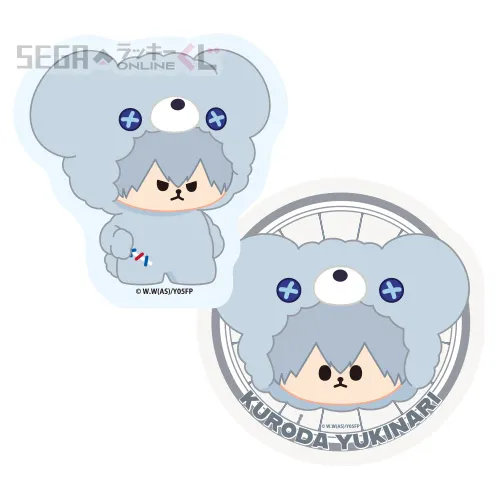 F賞-8 ステッカーセット 黒田 雪成 [全長約5.5cm]