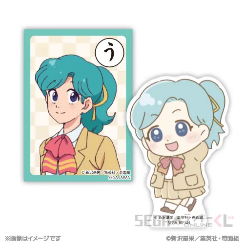 F賞-7 ステッカーセット 宇留 千絵 [全長約6.5~7cm]