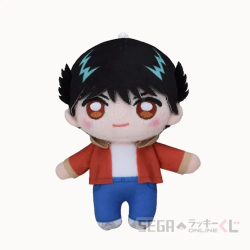 C賞-1 ぬいぐるみマスコット 浦飯幽助 全長約11cm