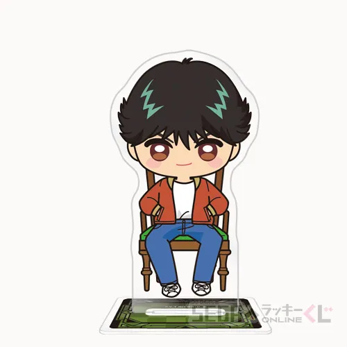 E賞-1 アクリルスタンド 浦飯幽助 全長約8.5~10cm