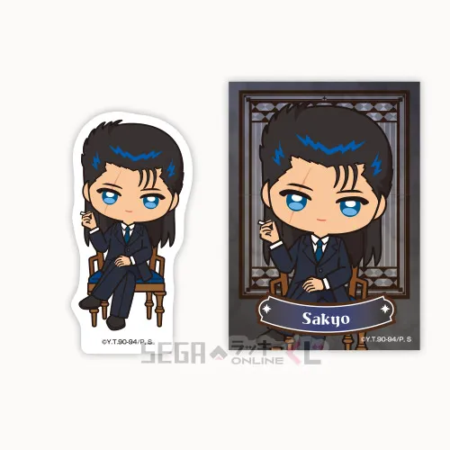 F賞-10 ステッカーセット 左京 全長約7cm