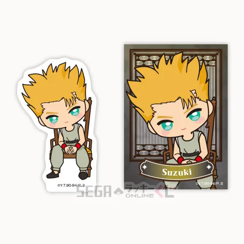 F賞-14 ステッカーセット 美しい魔闘家鈴木 全長約7cm