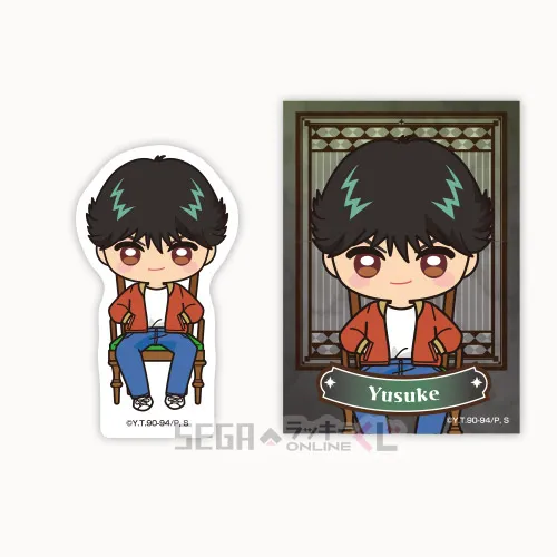 F賞-1 ステッカーセット 浦飯幽助 全長約7cm