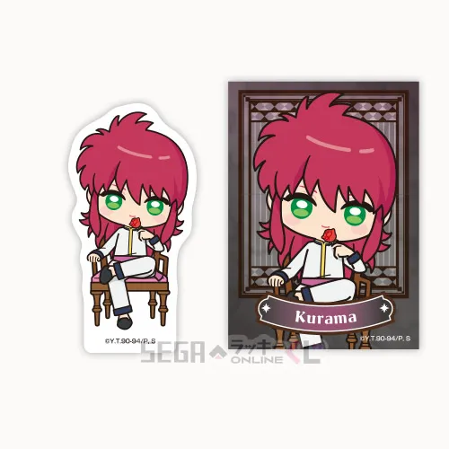 F賞-3 ステッカーセット 蔵馬 全長約7cm