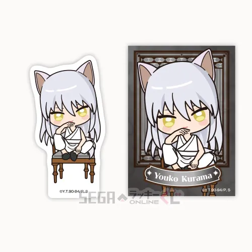 F賞-5 ステッカーセット 妖狐蔵馬 全長約7cm