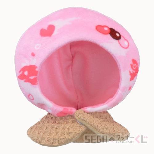 D賞-2 ぬいぐるみ用ポンチョ ストロベリーフレイバー 全長約10cm