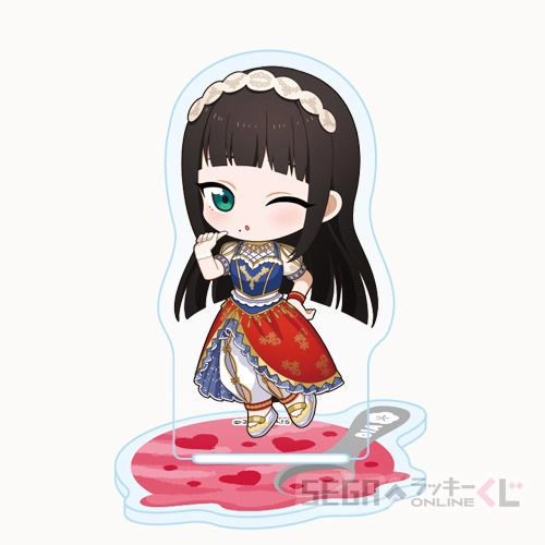 E賞-19 アクリルスタンド 黒澤 ダイヤ 全長約5～5.5cm