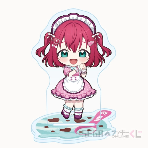 E賞-1 アクリルスタンド 黒澤 ルビィ A 全長約5～5.5cm