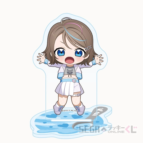 E賞-4 アクリルスタンド 渡辺 曜 全長約5～5.5cm