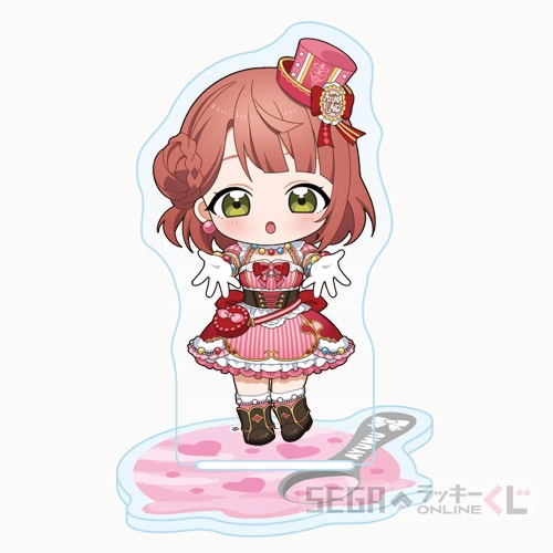 E賞-9 アクリルスタンド 上原 歩夢 B 全長約5～5.5cm