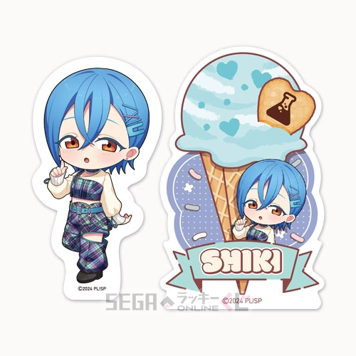 F賞-14 ステッカーセット 若菜 四季 B 全長約5.5～8cm