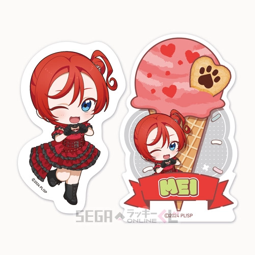 F賞-21 ステッカーセット 米女 メイ 全長約5.5～8cm