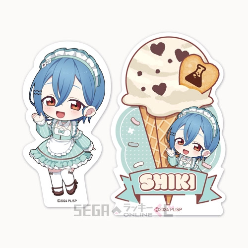 F賞-3 ステッカーセット 若菜 四季 A 全長約5.5～8cm