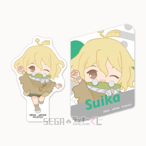 F賞-7 ステッカーセット スイカ 全長約5.5～7cm