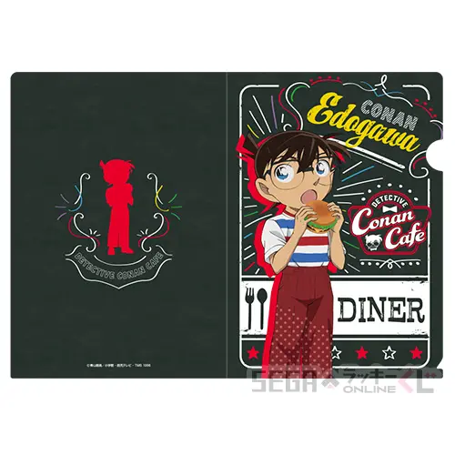 E賞-13 ミニクリアファイル 江戸川コナン(等身)[A5]