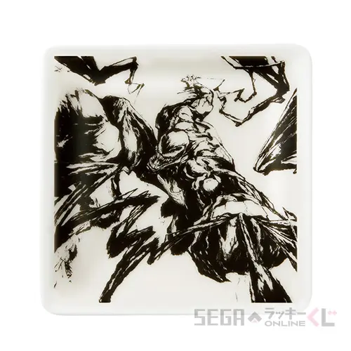 C賞-7 墨絵小皿 7[約9㎝×9㎝]