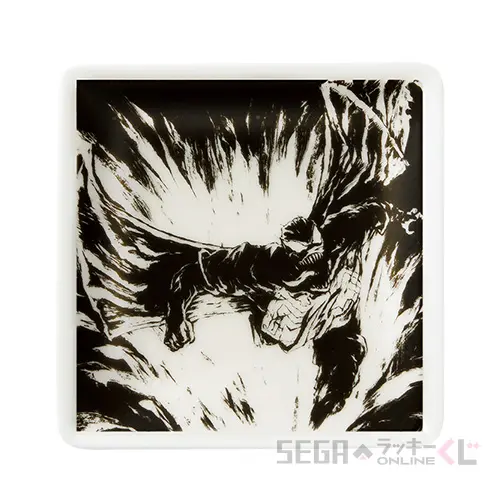 C賞-8 墨絵小皿 8[約9㎝×9㎝]
