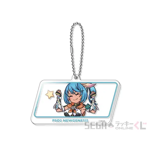 D賞-6 アクリルキーチェーン アイナ　※アイテムコード付　【約4㎝×約8cm】