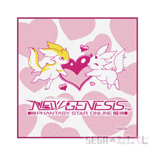 E賞-2 ハンドタオル ムーニィ＆サニィ　※アイテムコード付　【約25cm四方】