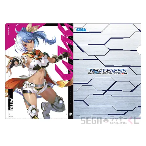 F賞-1 クリアファイル（アイナ）＆ミニブックセット　※アイテムコード付　【クリアファイルA4 ミニブックA5】