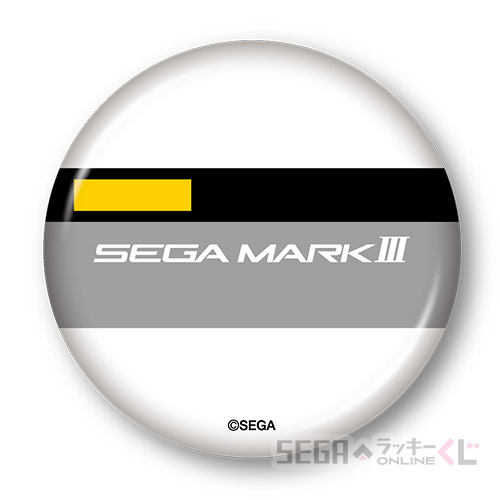 F賞-9 缶バッジ 「SEGA MARKⅢ」 [約7.5cm]