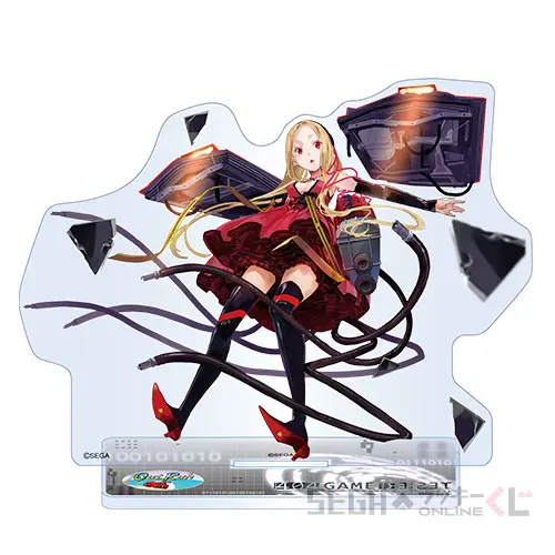 B賞-3 アクリルスタンド （アウトラン　カソード）[本体サイズ：約W12.9cm×H10cm台座サイズ：約W9cm×H3cm]