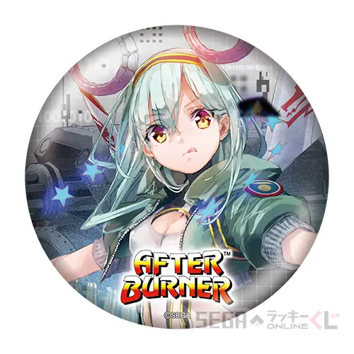 D賞-2 缶バッジ （アフターバーナー　アノード）[約7.5cm]