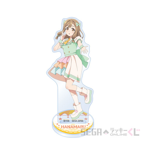 C賞-2 アクリルスタンド “ハナマル”[本体：約H10.3cm×W4.2cm 台座：約W4cm×D4cm]