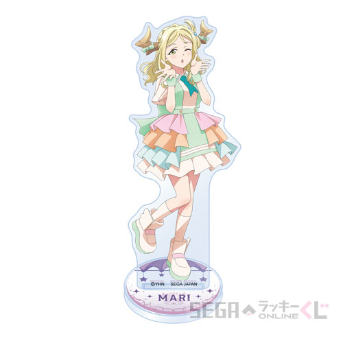 C賞-9 アクリルスタンド “マリ”[本体：約H11cm×W4.5cm 台座：約W4cm×D4cm]