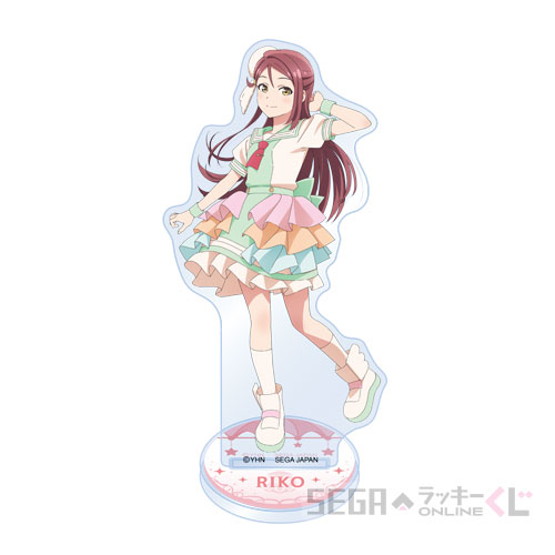 C賞-8 アクリルスタンド “リコ”[本体：約H10.8cm×W5.4cm 台座：約W4cm×D4cm]