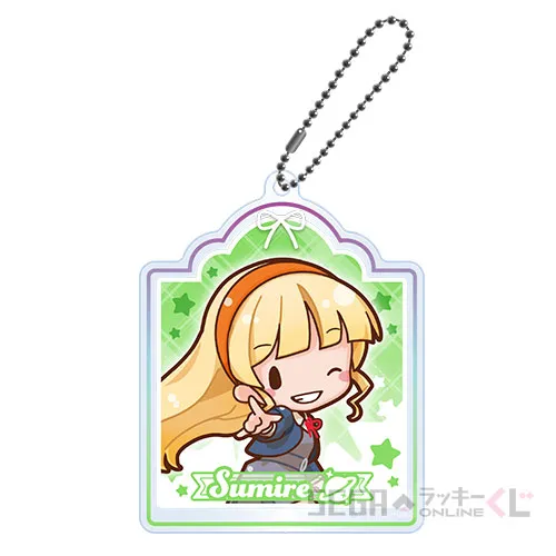 D賞-4 ふわぷち　アクリルキーホルダー 平安名すみれ [約W6cm×H8cm]
