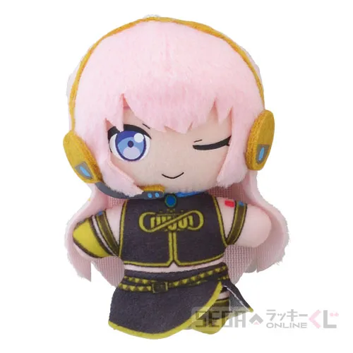 B賞-4 ぷちぬいマスコット 巡音ルカ [全長約8cm]