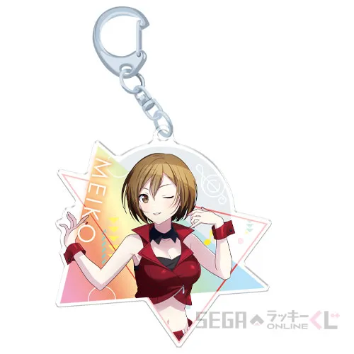 E賞-5 アクリルキーホルダー MEIKO [全長約8cm]