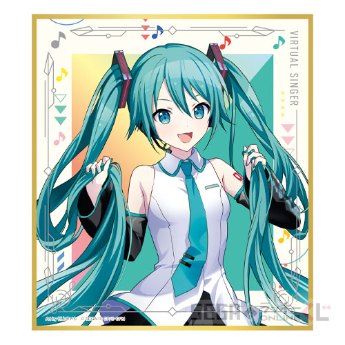 F賞 ミニ色紙 初音ミク(全14種)