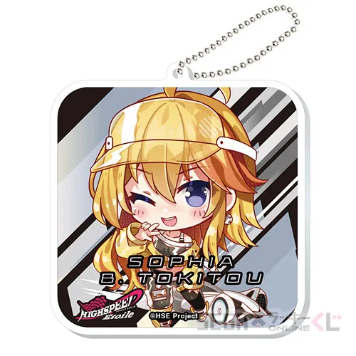 D賞-10 アクリルキーホルダー “ソフィア・Ｂ・時任 デフォルメVer” [約W8cm×H8.6cm]