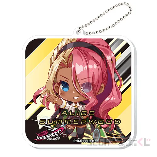 D賞-12 アクリルキーホルダー “アリス・サマーウッド デフォルメVer” [約W8cm×H8.6cm]