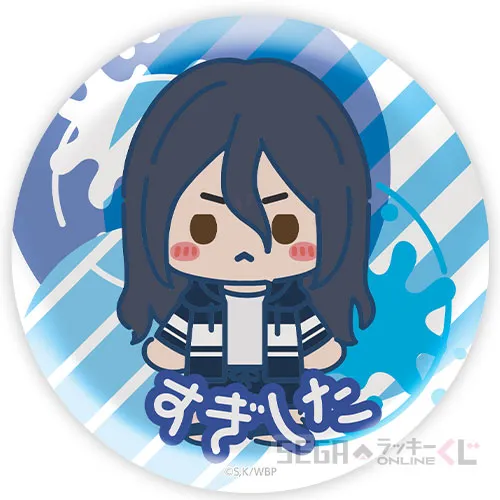 F賞-9 缶バッジ 杉下京太郎 デザインB [約7.5cm]