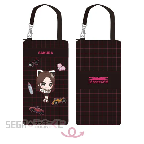 C賞-2 マルチポーチ SAKURA [約W16cm×D1.5cm×H30cm]
