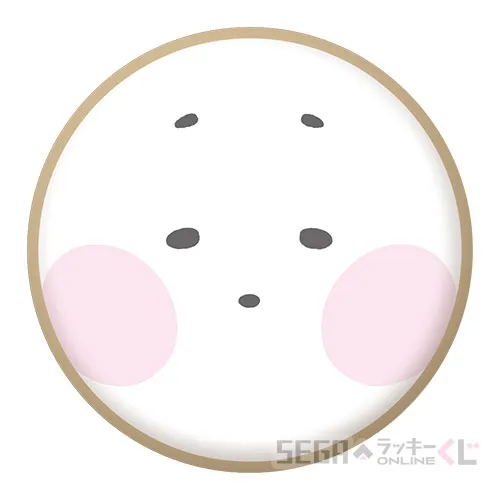 E賞-11 ふわふわバッジ　チューバくん [直径 約8cm]