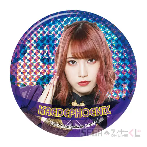 D賞-19 缶バッジD カエデフェニックス（φ約56㎜）